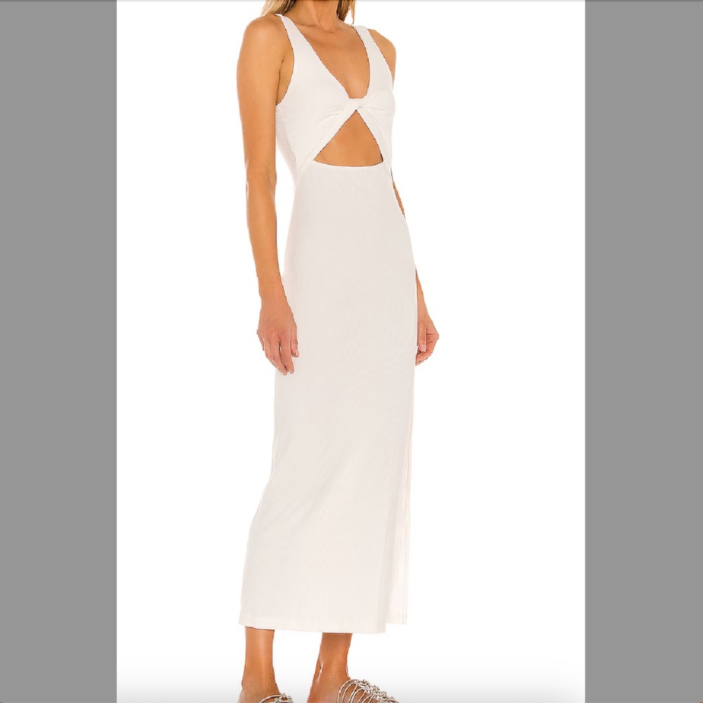 LSPACE White Nico Dress Size S (best seller on Revolve, sold out in S)